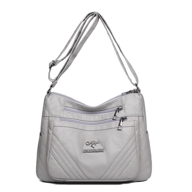Multi-compartment Simple All-match Middle-aged and Elderly Mother's Large-capacity Casual Shoulder Crossbody Bag