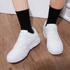 Men's Shoes Explosion Thick Soled Leather Breathable Sneakers Men's Low-top White Fashion Board Shoes Street Casual sports Shoes