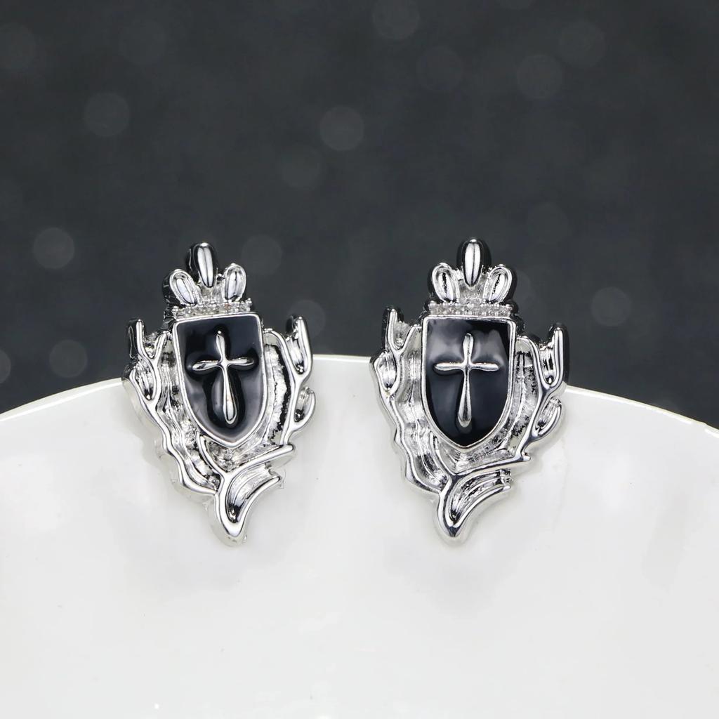 I-Remiel Vintage Driehoek Kroon Kraagspeld voor Mannen Vrouwen - Uitgesneden Broche Embleem Sieraden voor Shirt Pak Accessoires