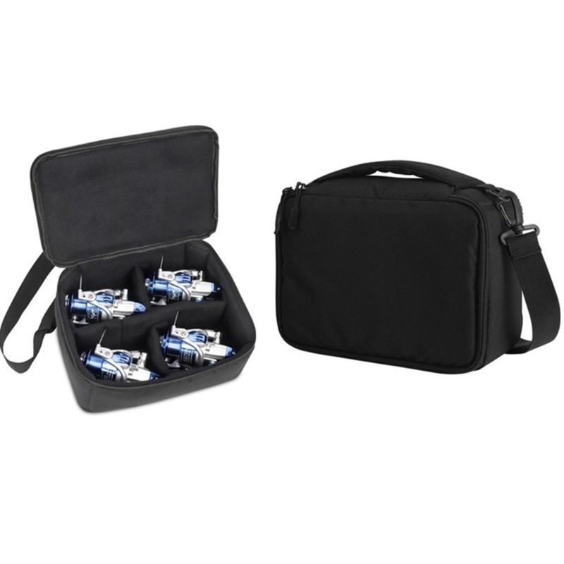 Internal Divider Reel Bag Case Splashproof Fishing Tackle Storage Case Protective Case Portable Carrying Bag