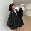 Womens Oversized Baseball Jacket Lightweight UV Protection Casual OuterwearPOLO Collar
