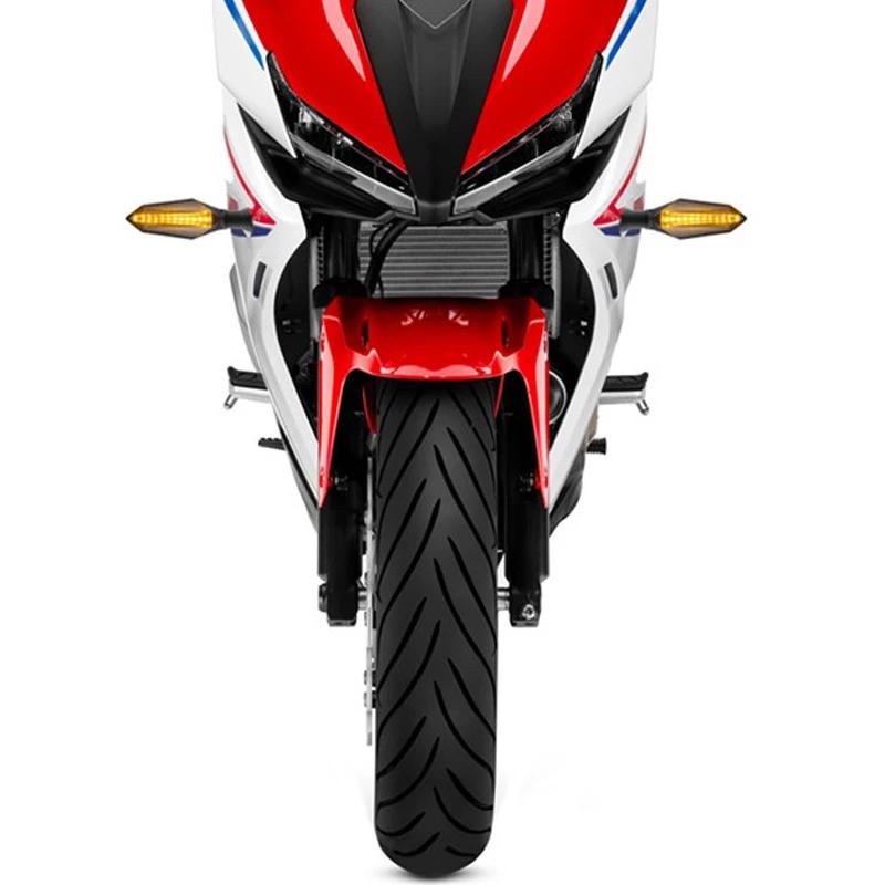 Motorcycle Turn Signal LED Indicator Blinker Light White Amber DRL Arrows LED Sequential Flowing 12V 10mm For Honda For Yamaha