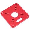 Anodic Oxidation Router Table Insert Plate Aluminum Alloy Woodworking Router Plate  DIY Woodworking