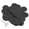 50pcs With Shaft Electric Callus Remover Sandpaper Discs Replacement Sandpaper Discs Foot File