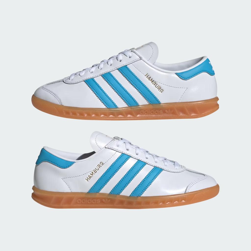 JI2625 adidas Originals Hamburg Cloud White Sky Rush Gum (Women's)