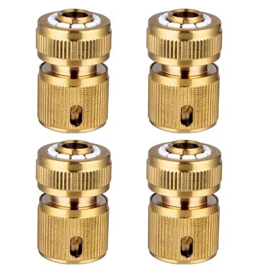 1/4pcs Hose Quick Connector Pressure Washer Nipple Quick Connector Home Garden Water Adapter Fitting Watering Equipment Tools