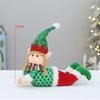 Elf Doll Christmas Sled Car Sitting Sleeping Retractable Standing Ornaments
