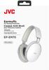 JVC Kenwood JVC Soundproof Earmuffs Headband Type Adjustable White EP-EM70-W