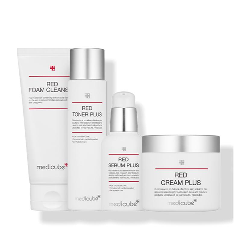 Redline 2.0 Plus 4-Piece Set (For Acne-Prone Skin)