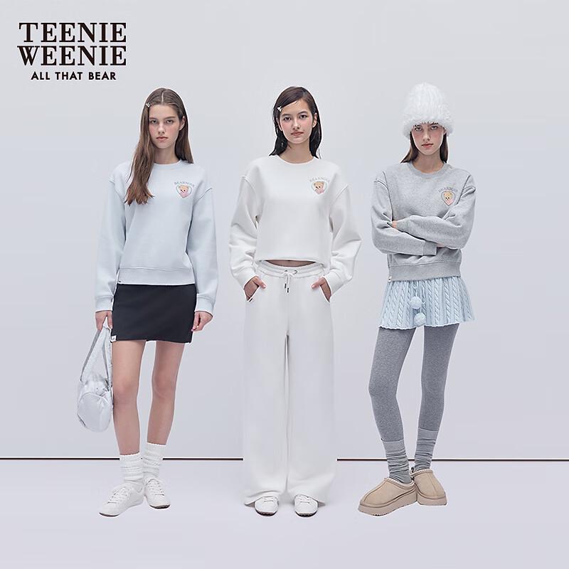 Teenie Weenie Bear Women's 2025 Winter Cartoon Print Sweatshirt