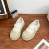 Grape Mother Winter New Thick-soled Muffin Cotton Shoes Women Wear Small Height-increasing Board Shoes School Style Casual Shoes Women