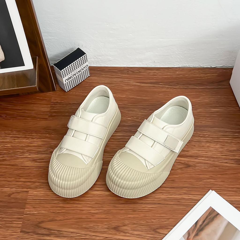 Grape Mother Winter New Thick-soled Muffin Cotton Shoes Women Wear Small Height-increasing Board Shoes School Style Casual Shoes Women