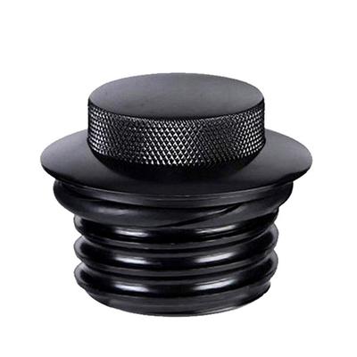 LEXOR Motorcycle Tank Cap, Fuel Tank Cover, Gas Cap, For Harley Dyna, Softail, Sportster XL883, XL1200 [Black]