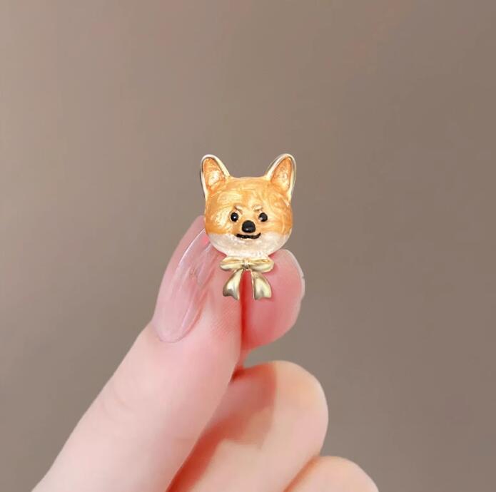 Cute Dogs Enamel Pin Cartoon Brooch Pines Lapel Pins Kawaii Badge on Backpack Clothing Accessories Animal Jewelry Pet Lover Gift