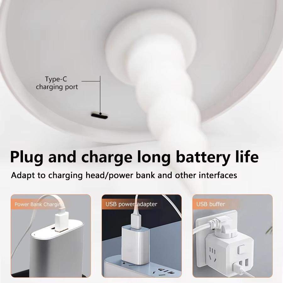 Wireless Bottle Led Table Lamp Touch Control of 3 Colors Stepless Dimming Night Lamp Suitable Bar Deco Rechargeable Desk Lights