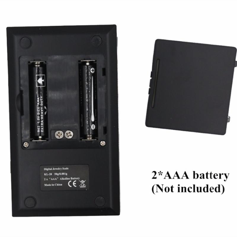 50g/0.001g Mini Scale Portable Digital Scale LCD Backlight Electronic Balance Scales Gold Silver Diamond Jewelry Pocket Scale