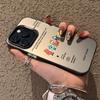 Cartoon graffiti iPhone 18 Pro Max phone case, trendy new style, 15IMD, 14-color silver, 13IMD hard.