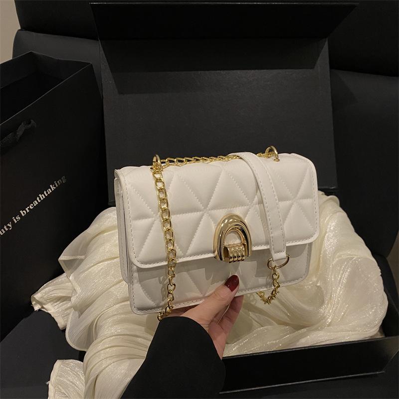 Chain bag women's senior 2025 summer new Korean version fashion small square bag Internet celebrity versatile ins shoulder messenger