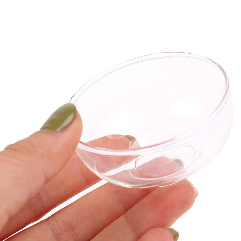 1:12 Dollhouse Miniature Bowl Glass Fruit Bowl Salad Bowl Soup Plate Candy Bowl Kitchen Model Decor Toy