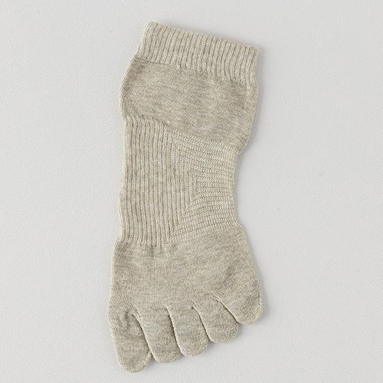 1 Pair Cotton Five Finger Short Socks Women Girl Breathable Sweat-Absorbent Split Toe Socks Casual Pilates Yoga Gym Fitness Sports Socks