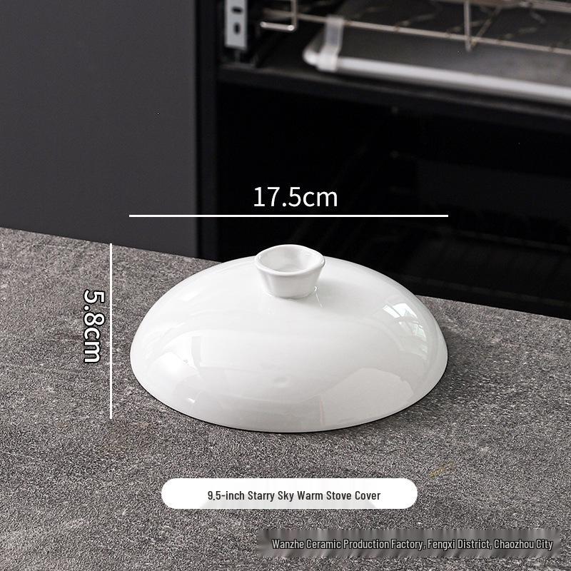Farmhouse Ceramic Stovetop Dinnerware for Warming Food and Hunan Cuisine