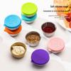 304 Stainless Steel Mini Sauce Cup with Sealed Silicone Lid for Outdoor Salad Dipping