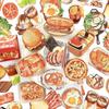 20pcs/lot Memo Pads Material Paper Fresh Food Store Junk Journal Scrapbooking Retro Background Decoration