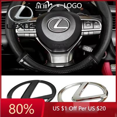 2026 Hot Interior Stickers ABS Car Steering Wheel Emblem Center Sticker Decals For RX350 IS250 IS350 GX460 ES350 GS350 IS3