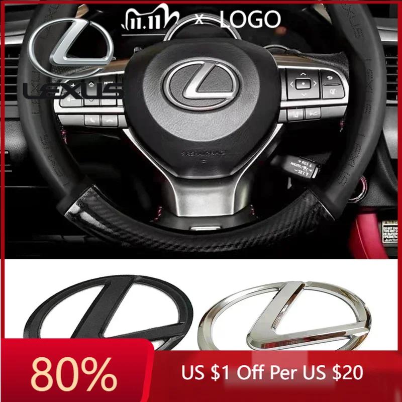 2026 Autocollants Intérieurs Chauds ABS Emblème de Volant de Voiture Autocollants Centraux Pour Lexus RX350 IS250 IS350 GX460 ES350 GS350 IS3