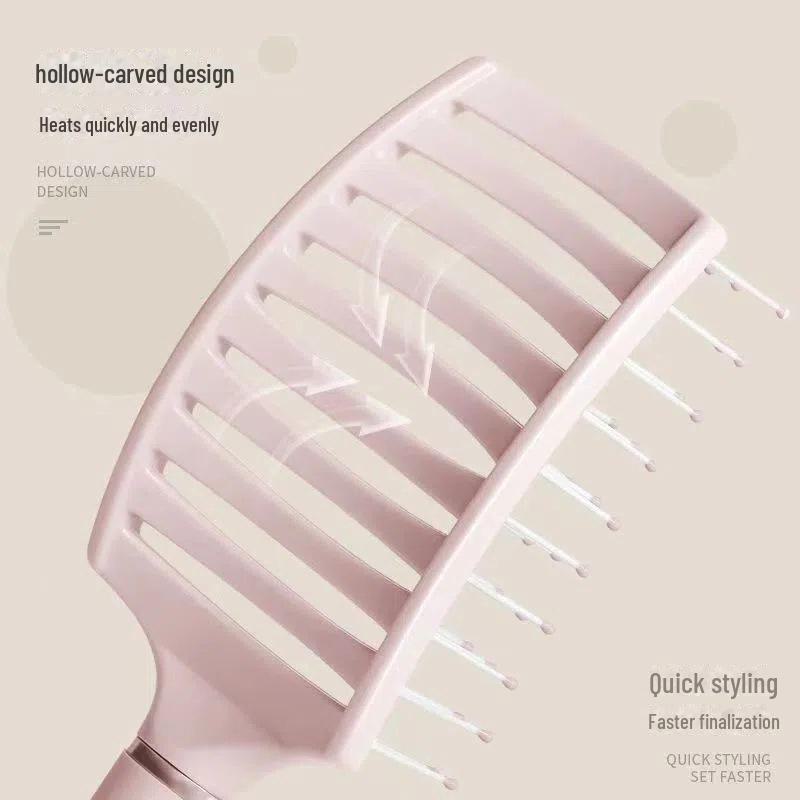 Women's Fluffy Hair Root Comb: High-Volume Styler, Curling, Massage Brush