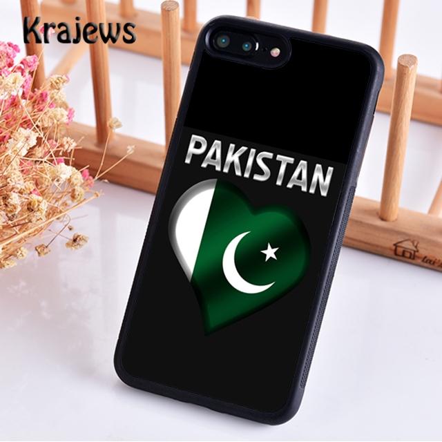 Krajews Pakistan Nationalflagge Telefonhülle Abdeckung für iPhone 14 5 6s 7 8 plus X XR XS 11 12 13 pro max Samsung Galaxy S21 S22ultra