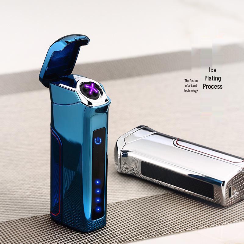 Mercedes Electronic Lighter with USB Power Display and Large Capacity Battery