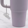 Popular Soft Rubber Stanley Cup Pendant Keychain - Creative Milk Tea Cup Keyring Available