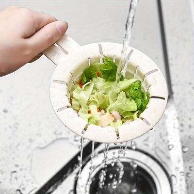 Grönsakstvätt, Anti-igensättande Mini Golvbrunn Filterkorg Kaninöra Diskho Avloppskorg, Hushållssopor Filter, Torr och Våt Separation