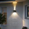 6-12W Waterproof LED Wall Light Outdoor Wall Lamp Hotel Exterior Double-Head Corridor Living Room Porch Up Down Pillar Lights