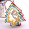 Christmas Tree Cookies Cutter Set DIY Star Tree Round Heart Flower Biscuit Frame Cake Mould Cookie Maker Decoration