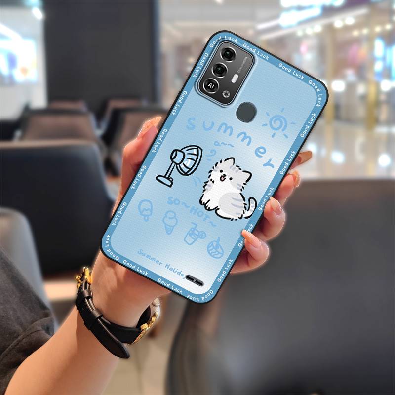 Back Cover Durable Phone Case For ZTE Blade A53 Pro Fashion Design Soft case Full wrap Shockproof Protective Waterproof