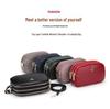 2025 Women's Soft Leather Three-Layer Shoulder Crossbody Bag - New Fashion Style for Mothers