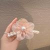 Caro 3D Rose Hair Claw Clip - 2024 High-End Floral Shark Clip for Women, Elegant Headwear