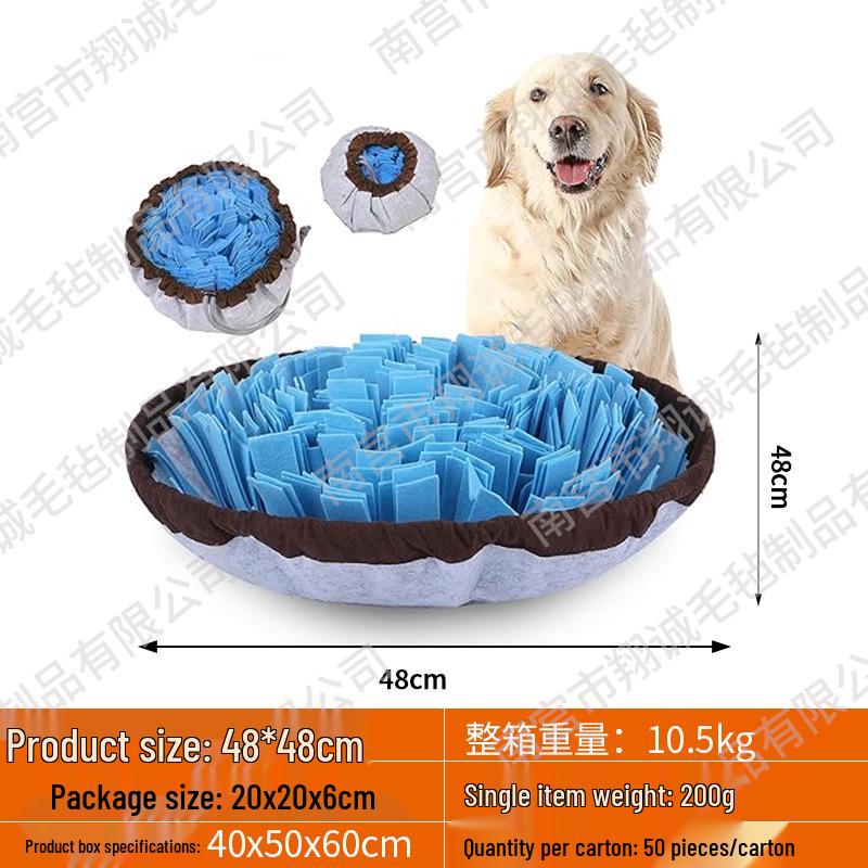 Anti-Choke Slow-Feeding Snuffle Mat for Dogs - Decompression & Training Blanket