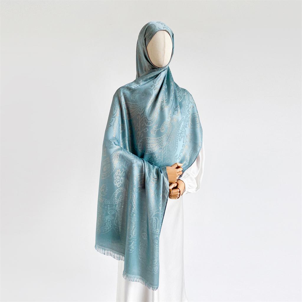 Specially For Imitation Cashmere Jacquard Scarf Shawl Dual-Purpose, Retro Cashew Flower Ethnic Style Thickened To Keep Warm Autumn And Winter