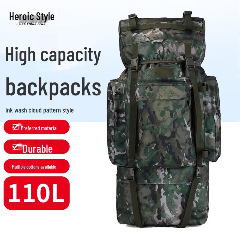 Hero Tactical 110L Outdoor Climbing Backpack
