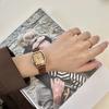 Women Retro PU Leather Strap Watches Qualities Ladies Alloy Wristwatches Korean Fashion Brand Fashionable Brown Relogio Feminino