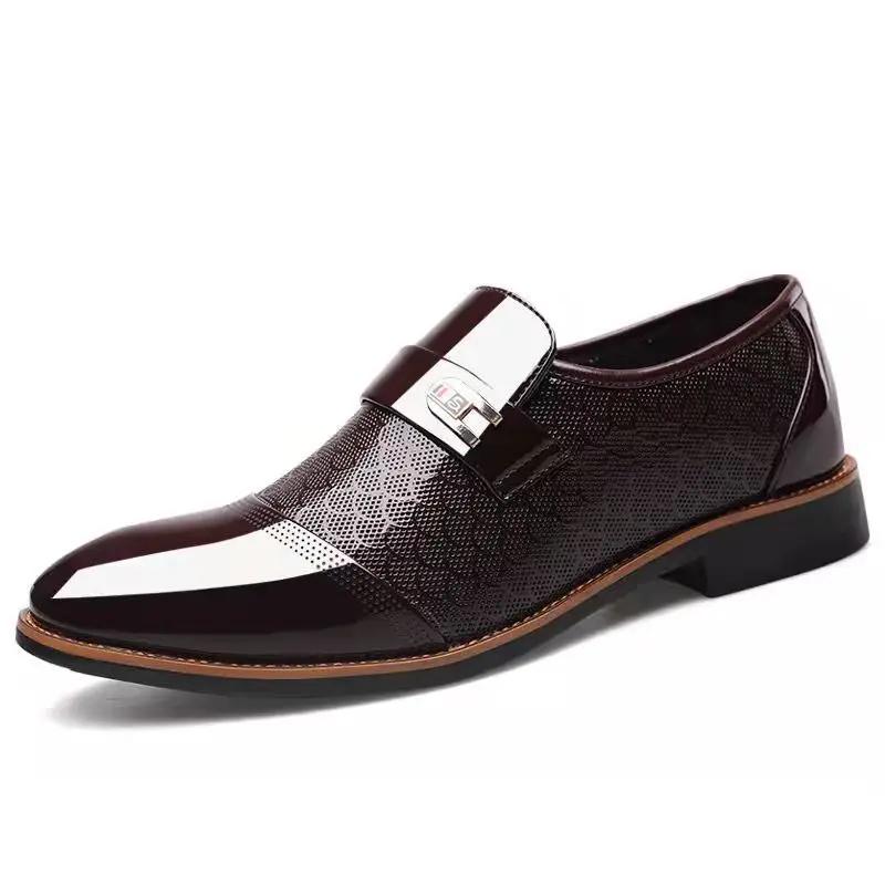 Men's Dress Shoes Four Seasons Wedding Business Shoes Nightclubs Oxfords Shoes for Men Breathable Working Shoe Zapatos De Hombre