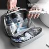 Lehuolvxing Toiletry Bag for Men, Travel Makeup Organizer, Portable Large Capacity Wash Bag for Business Trips And Bathing