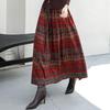 Bohemian Ethnic Print High Waist A-line Maxi Skirt for Women - Autumn 2026 Collection