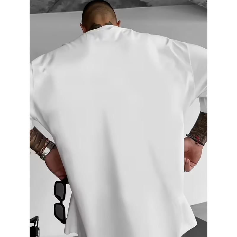 European sizes Men'S Crew Neck Short Sleeve T-shirt | Machine Washable, Comfortable and Breathable for All Seasons