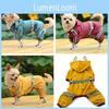 Pet Raincoat For Dogs With Reflective Trim Perfect For Small Breeds Spring Summer Wear