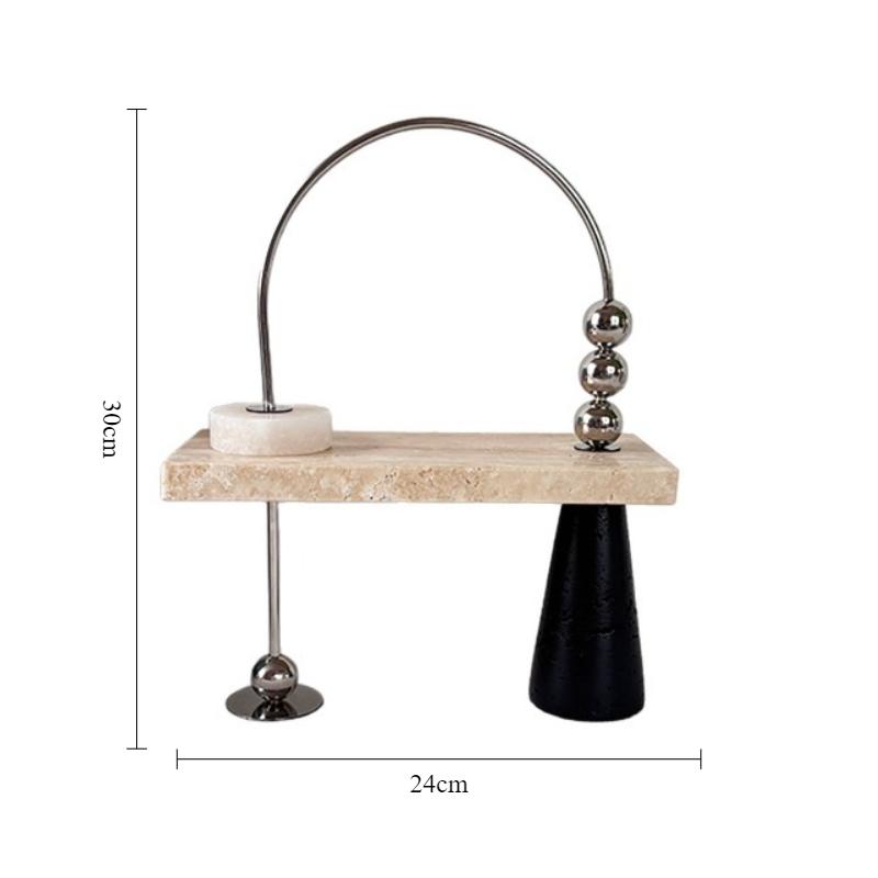 

Modern Luxury Figurines Living Room Marble Ornament Desktop Decoration Miniatures Figurines Creative Home Decoration Accessories