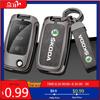 Autoaufkleber Auto Klappschlüssel Fernbedienung Schlüsselanhänger Hülle Abdeckung Schutzhülle Tasche Für Skoda Octavia A5 A7 Fabia Superb Kodiaq Karoq Schlüsselanhänger Ac